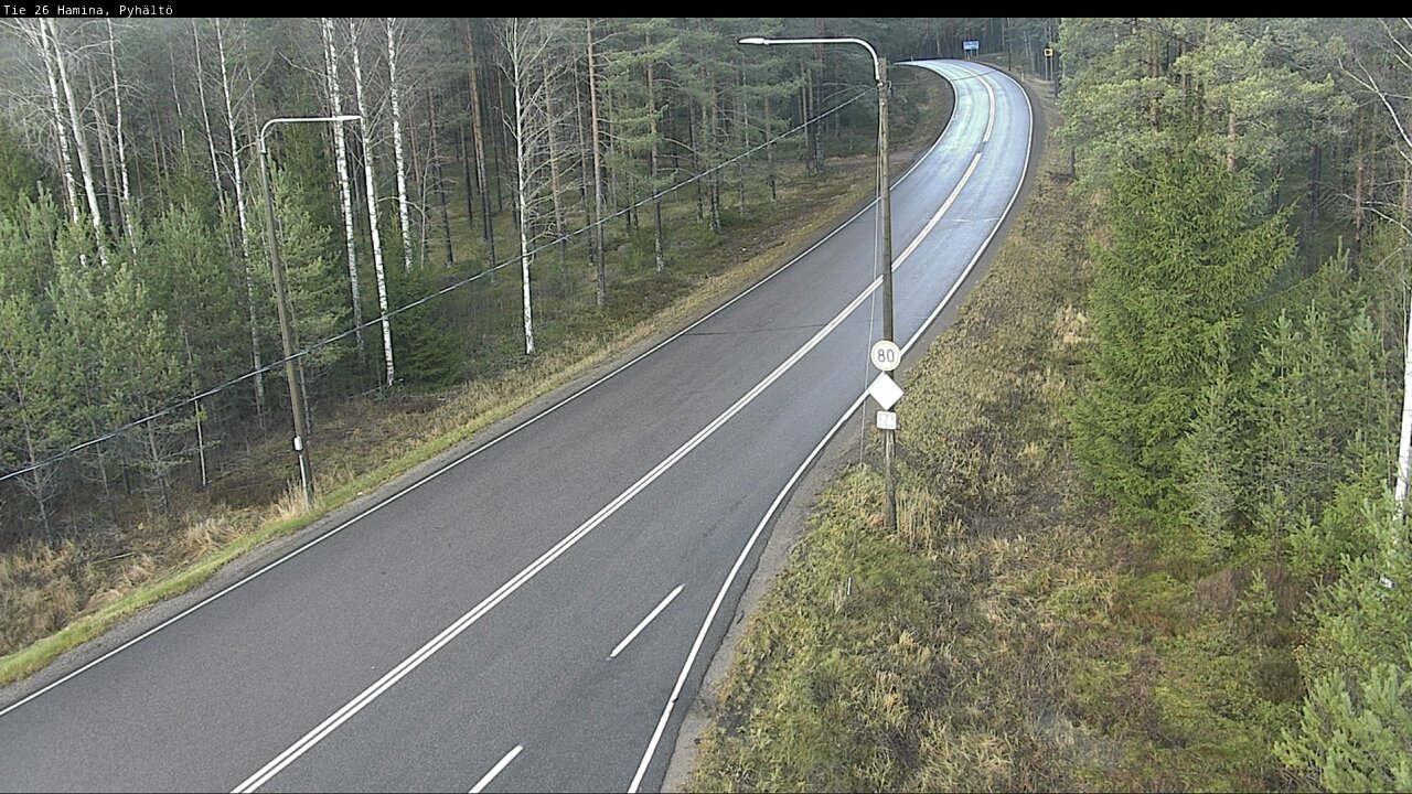 Kelikamerat Kuva Tie 26 Hamina, Pyhältö, Hamina, Kymenlaakso