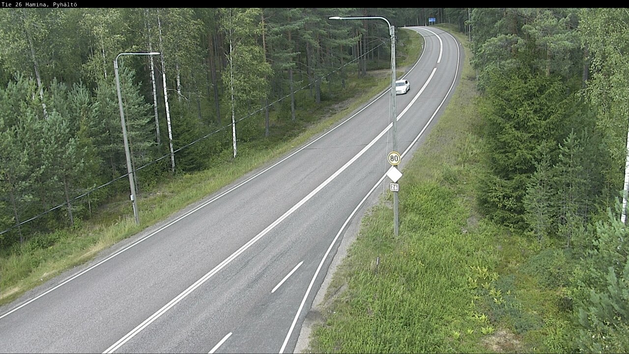 Kelikamerat Kuva Tie 26 Hamina, Pyhältö, Hamina, Kymenlaakso