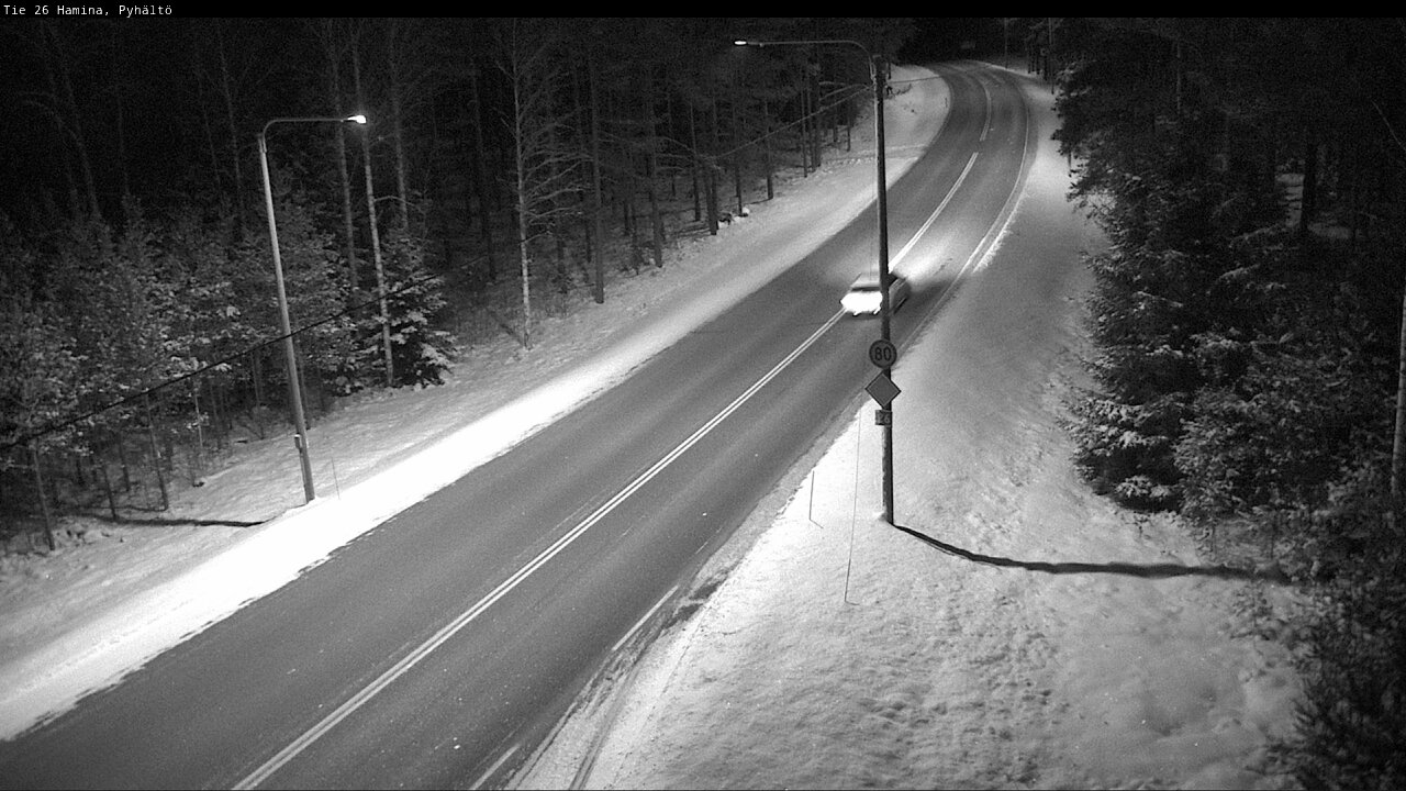 Kelikamerat Kuva Tie 26 Hamina, Pyhältö, Hamina, Kymenlaakso