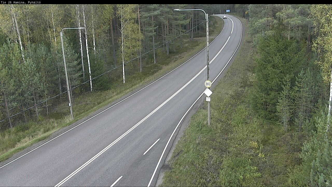 Kelikamerat Kuva Tie 26 Hamina, Pyhältö, Hamina, Kymenlaakso