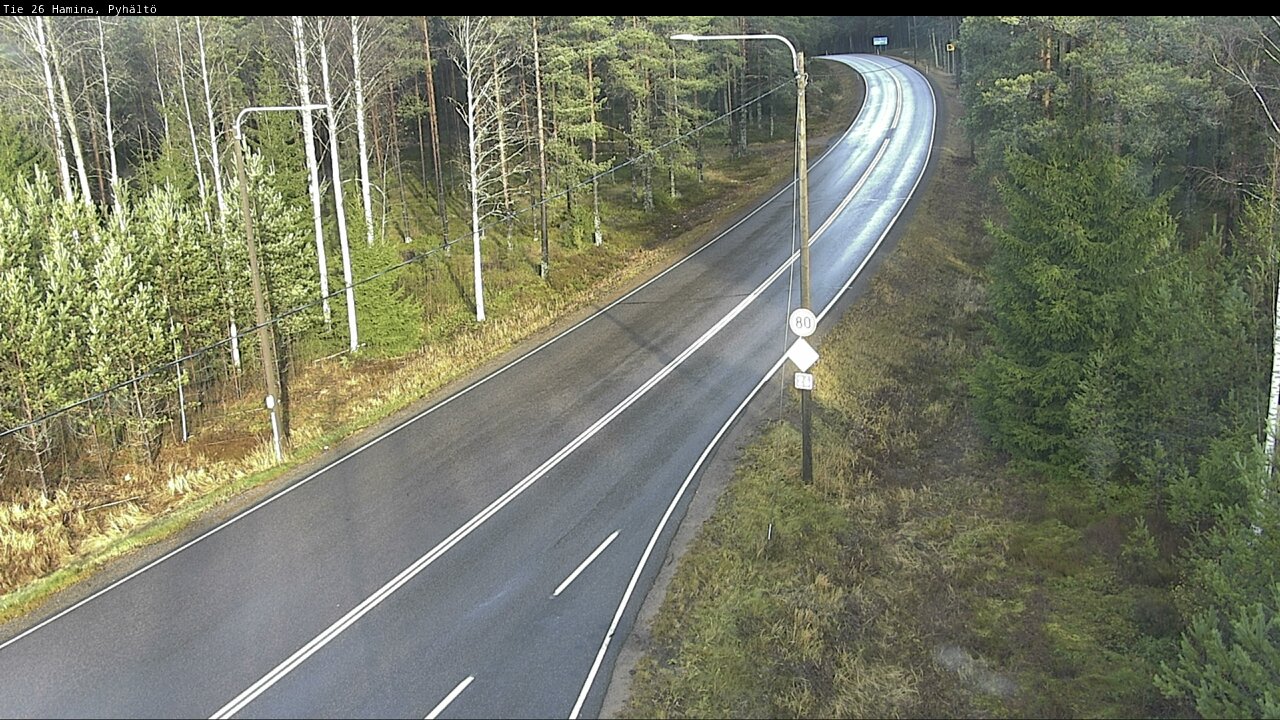 Kelikamerat Kuva Tie 26 Hamina, Pyhältö, Hamina, Kymenlaakso