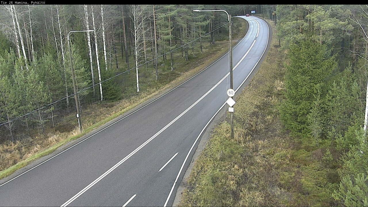 Kelikamerat Kuva Tie 26 Hamina, Pyhältö, Hamina, Kymenlaakso