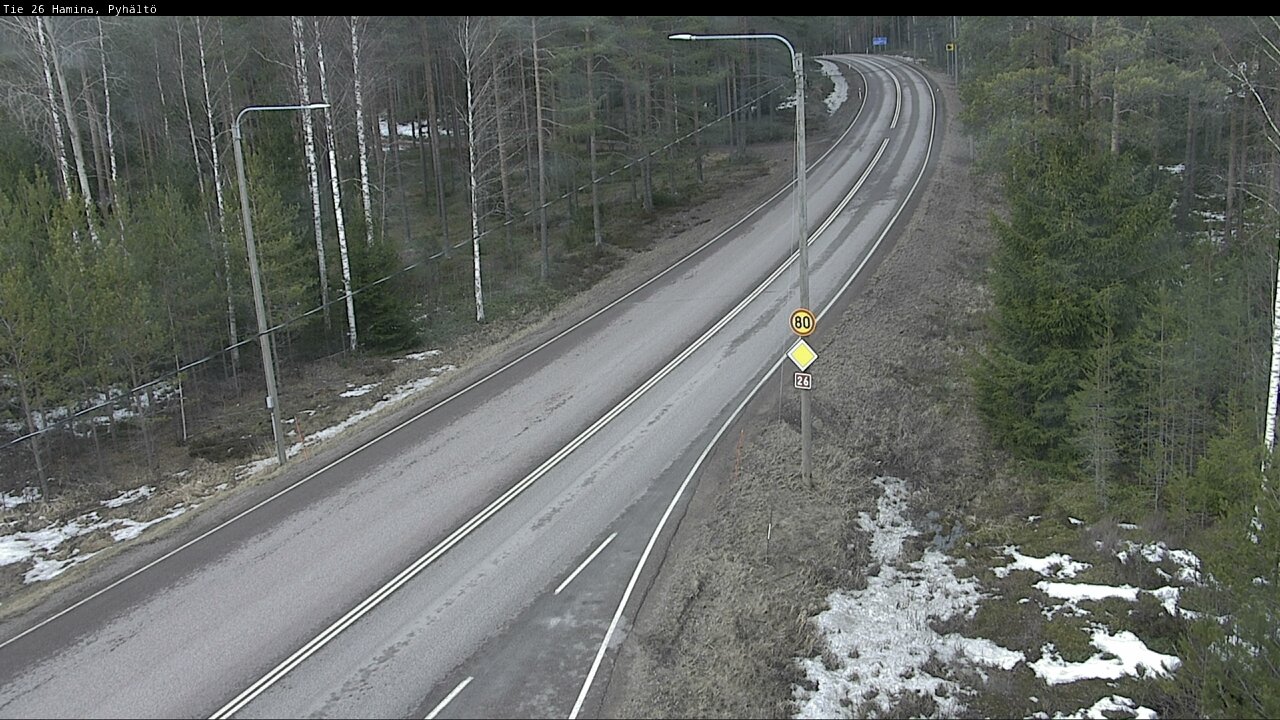 Kelikamerat Kuva Tie 26 Hamina, Pyhältö, Hamina, Kymenlaakso