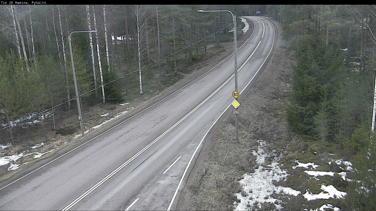 Kelikamerat Kuva Tie 26 Hamina, Pyhältö, Hamina, Kymenlaakso