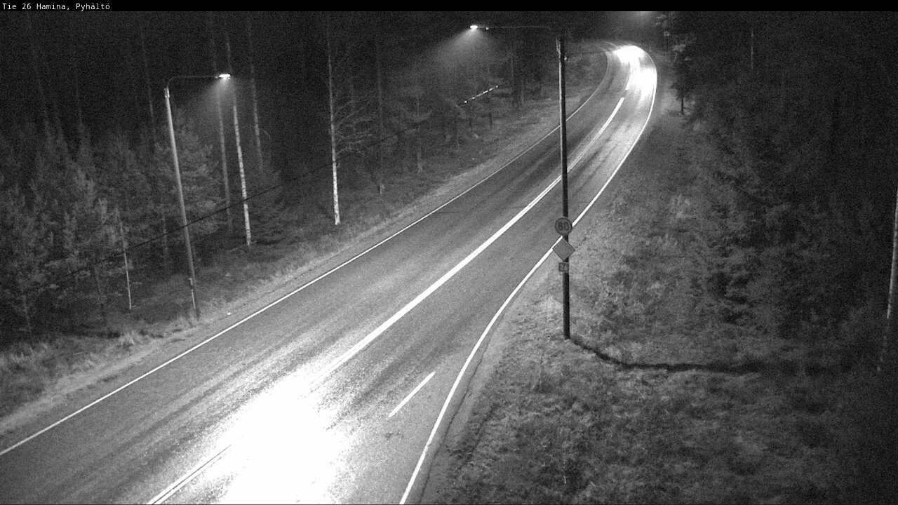 Kelikamerat Kuva Tie 26 Hamina, Pyhältö, Hamina, Kymenlaakso