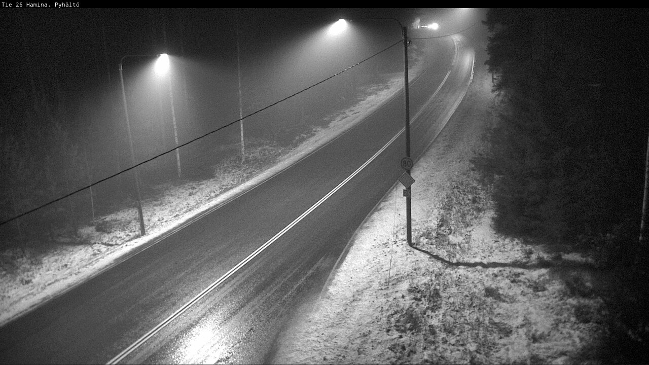 Weather Camera Image Road 26 Hamina, Pyhältö, Hamina, Kymenlaakso