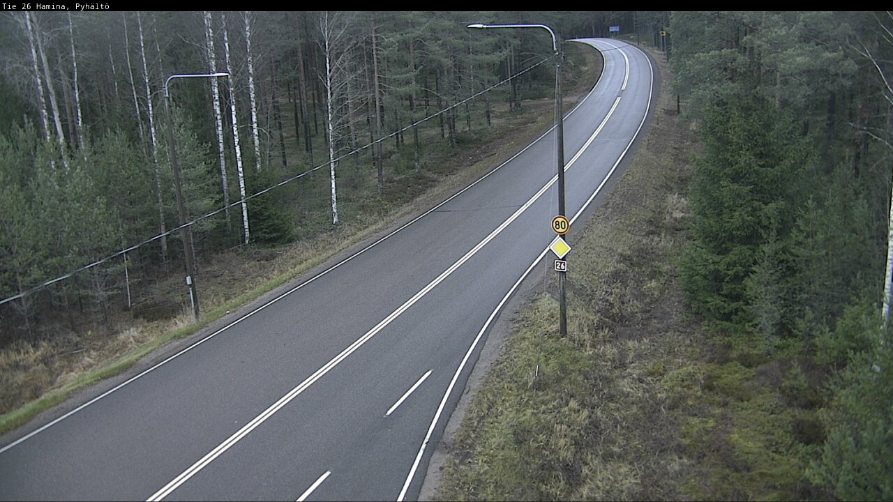 Kelikamerat Kuva Tie 26 Hamina, Pyhältö, Hamina, Kymenlaakso