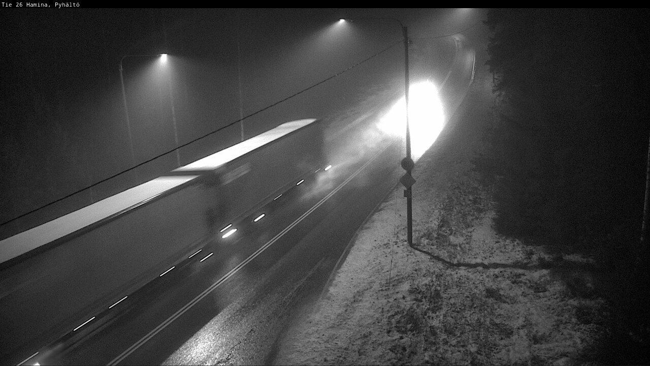 Weather Camera Image Road 26 Hamina, Pyhältö, Hamina, Kymenlaakso