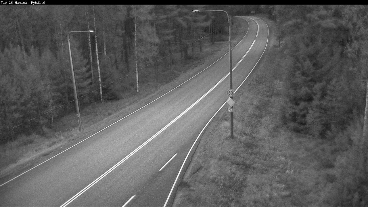 Kelikamerat Kuva Tie 26 Hamina, Pyhältö, Hamina, Kymenlaakso