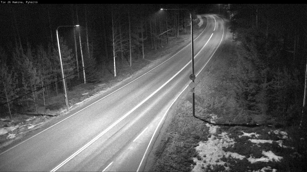 Kelikamerat Kuva Tie 26 Hamina, Pyhältö, Hamina, Kymenlaakso