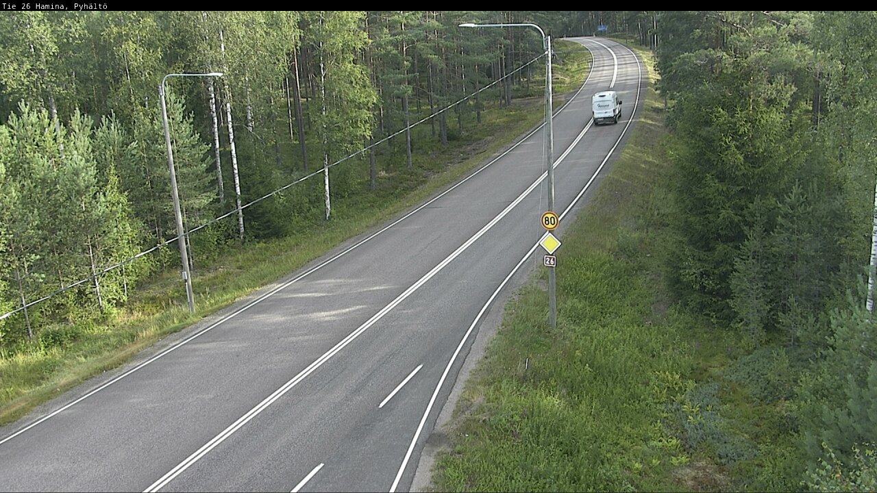 Kelikamerat Kuva Tie 26 Hamina, Pyhältö, Hamina, Kymenlaakso