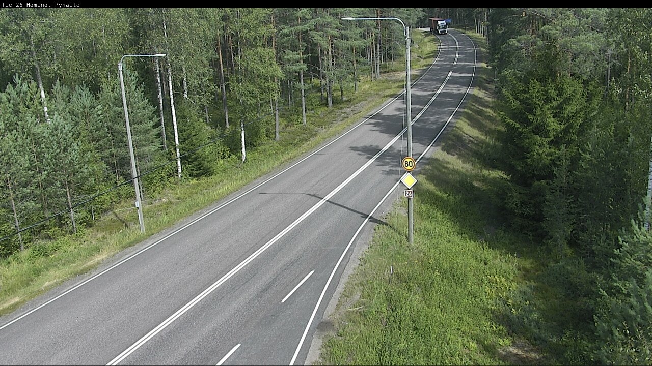 Kelikamerat Kuva Tie 26 Hamina, Pyhältö, Hamina, Kymenlaakso