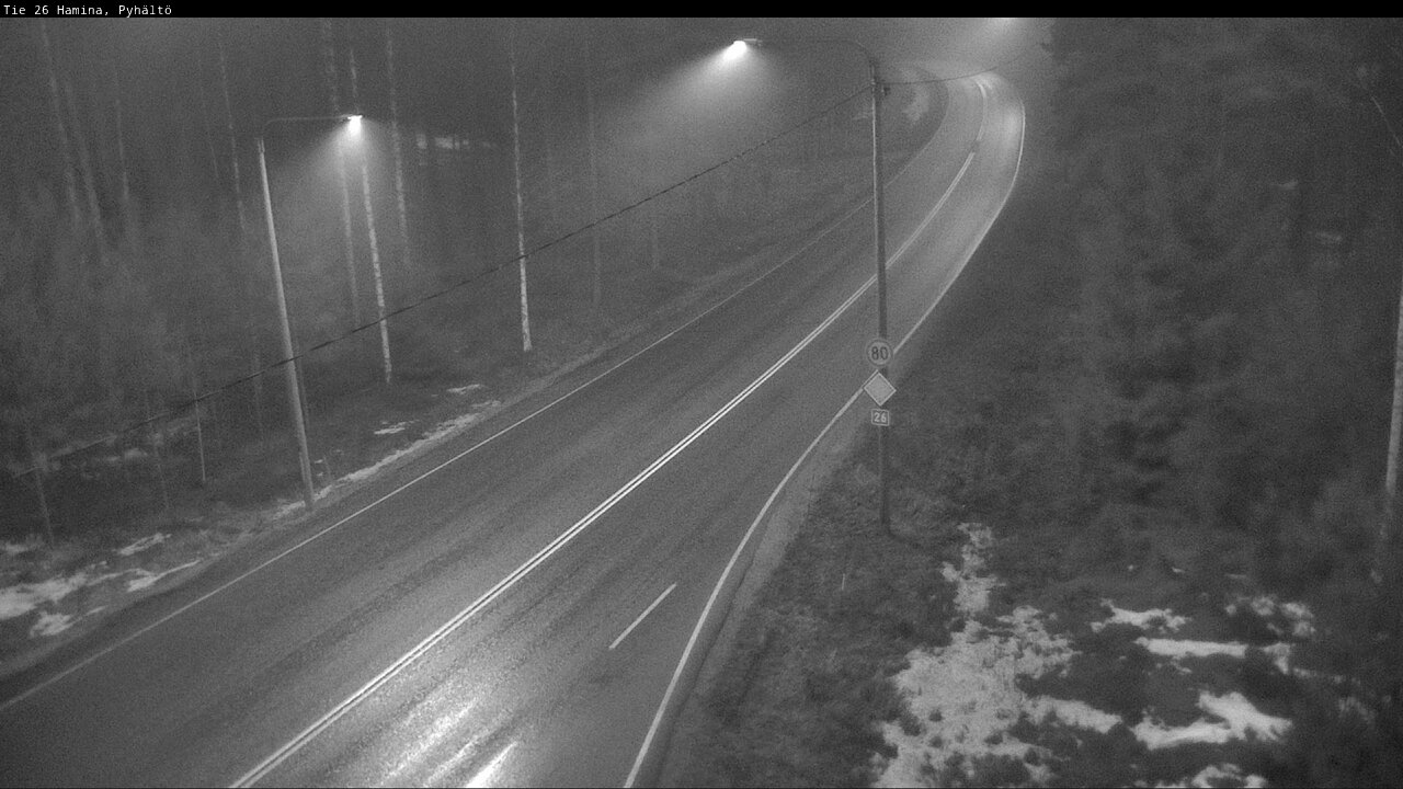 Kelikamerat Kuva Tie 26 Hamina, Pyhältö, Hamina, Kymenlaakso