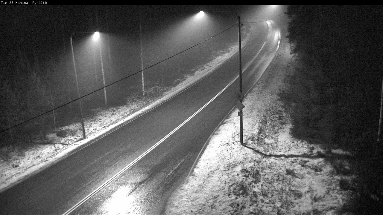 Weather Camera Image Road 26 Hamina, Pyhältö, Hamina, Kymenlaakso