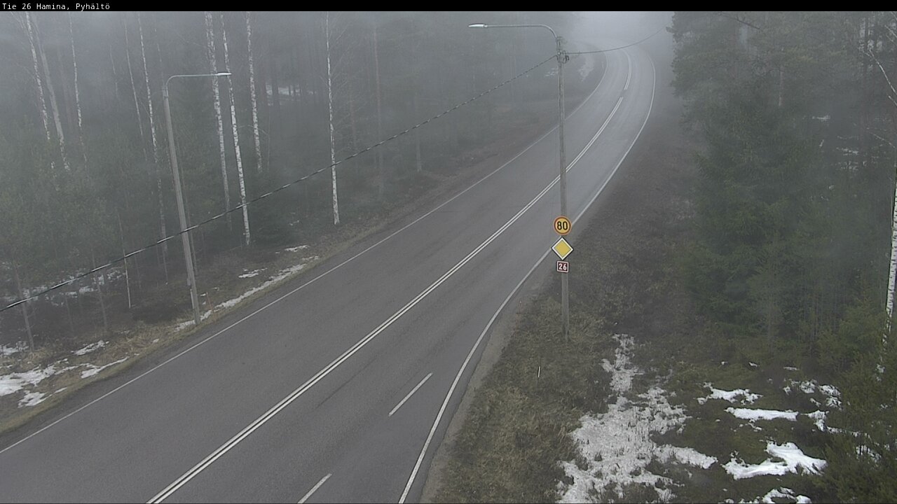 Kelikamerat Kuva Tie 26 Hamina, Pyhältö, Hamina, Kymenlaakso