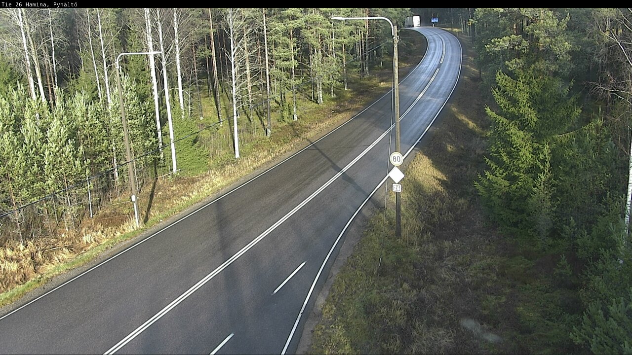 Kelikamerat Kuva Tie 26 Hamina, Pyhältö, Hamina, Kymenlaakso