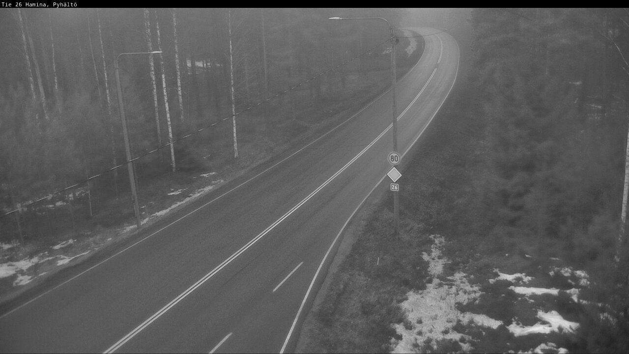 Kelikamerat Kuva Tie 26 Hamina, Pyhältö, Hamina, Kymenlaakso