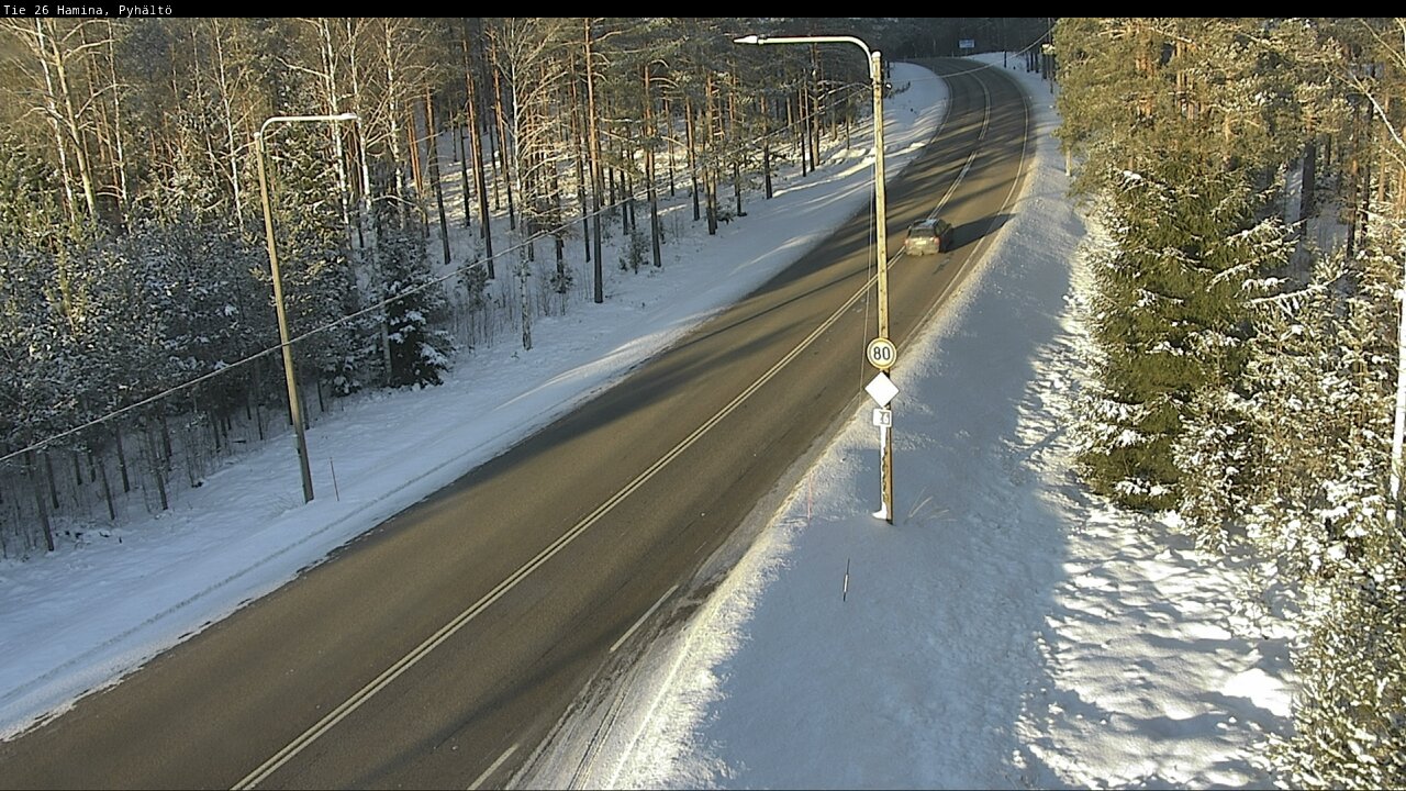 Kelikamerat Kuva Tie 26 Hamina, Pyhältö, Hamina, Kymenlaakso