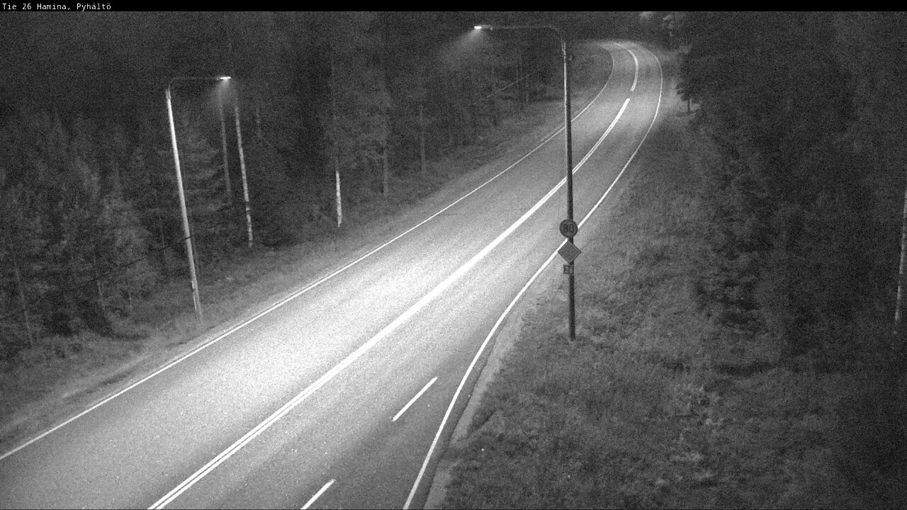 Kelikamerat Kuva Tie 26 Hamina, Pyhältö, Hamina, Kymenlaakso