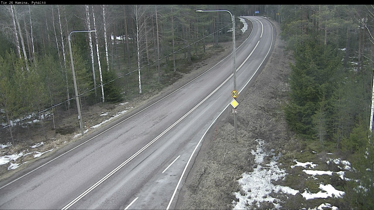 Kelikamerat Kuva Tie 26 Hamina, Pyhältö, Hamina, Kymenlaakso