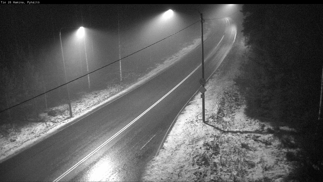 Weather Camera Image Road 26 Hamina, Pyhältö, Hamina, Kymenlaakso