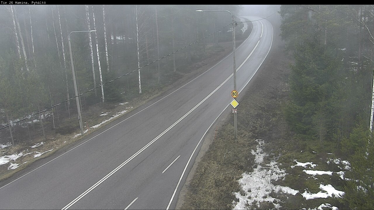 Kelikamerat Kuva Tie 26 Hamina, Pyhältö, Hamina, Kymenlaakso