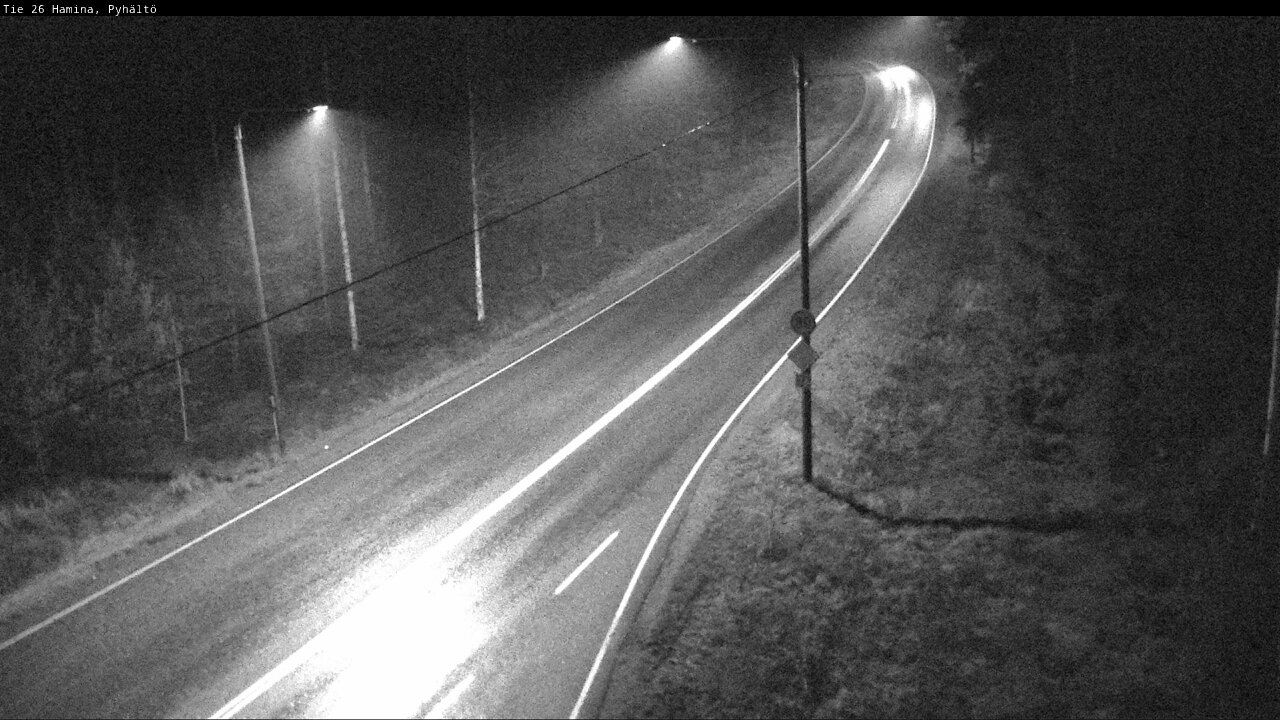 Kelikamerat Kuva Tie 26 Hamina, Pyhältö, Hamina, Kymenlaakso