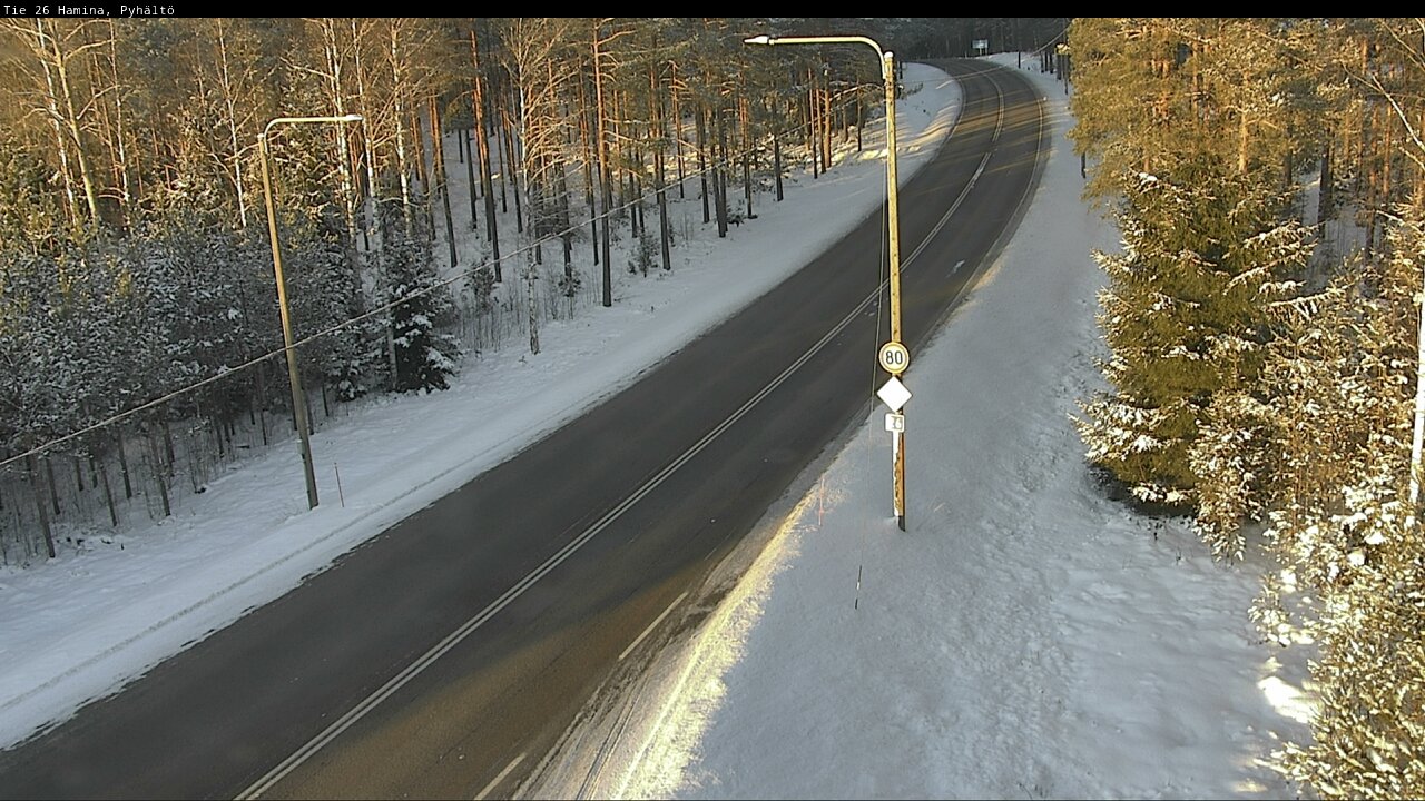 Kelikamerat Kuva Tie 26 Hamina, Pyhältö, Hamina, Kymenlaakso