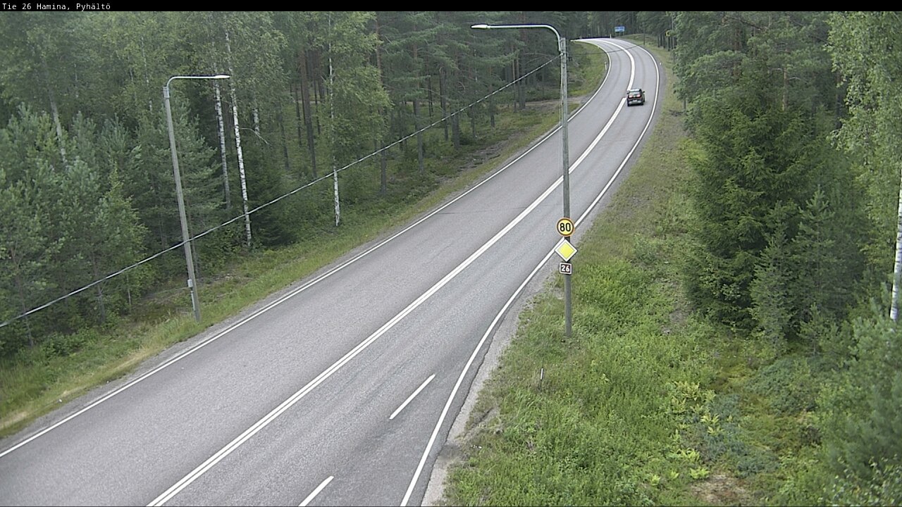 Kelikamerat Kuva Tie 26 Hamina, Pyhältö, Hamina, Kymenlaakso