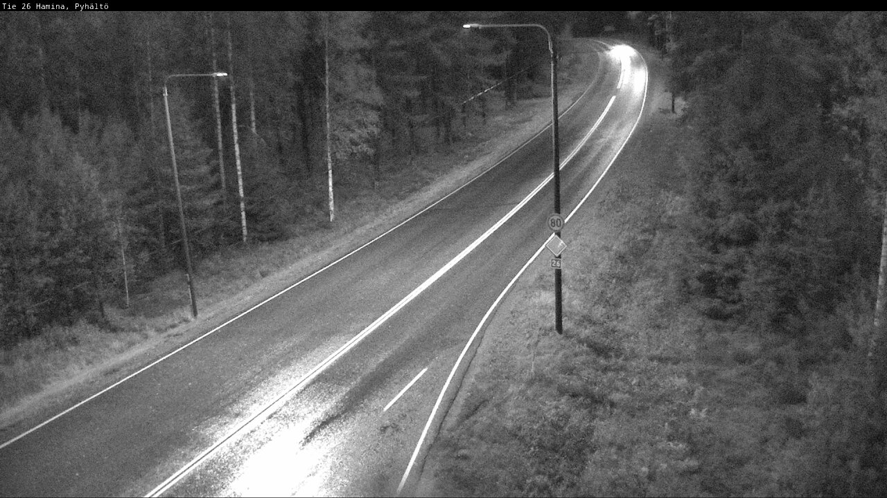 Kelikamerat Kuva Tie 26 Hamina, Pyhältö, Hamina, Kymenlaakso