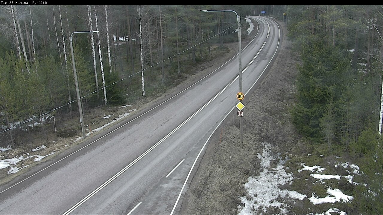 Kelikamerat Kuva Tie 26 Hamina, Pyhältö, Hamina, Kymenlaakso