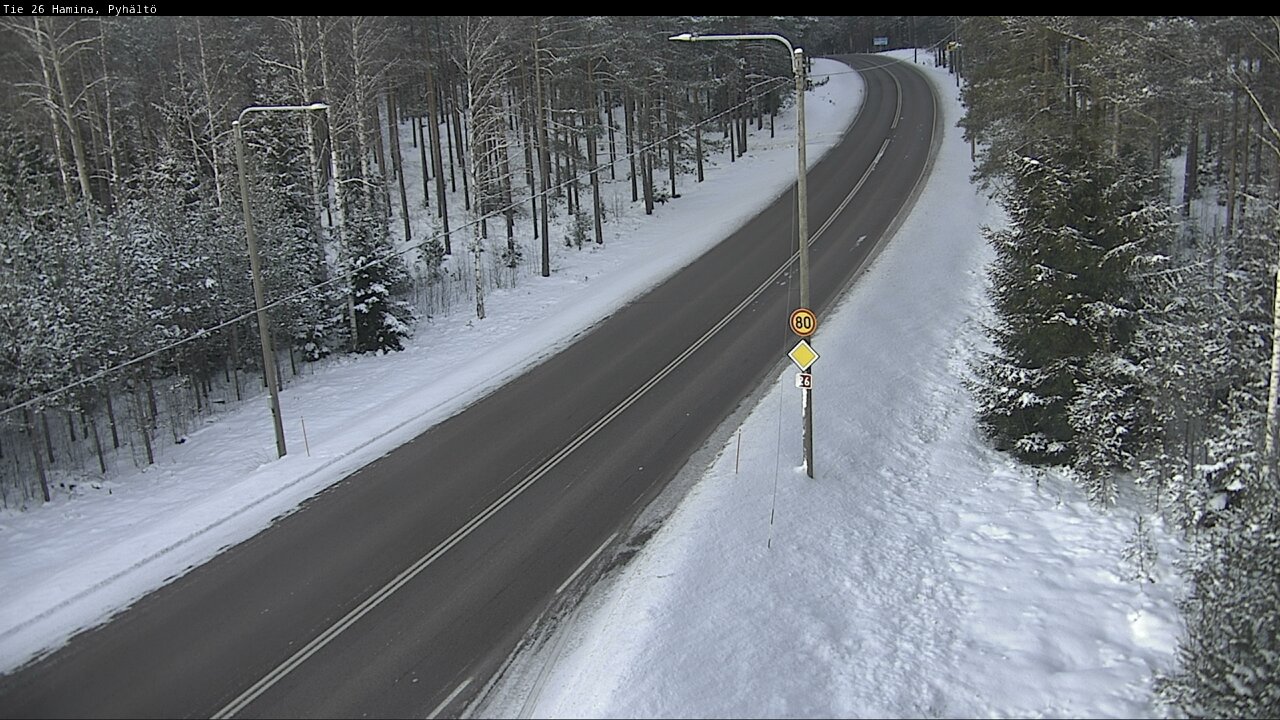 Kelikamerat Kuva Tie 26 Hamina, Pyhältö, Hamina, Kymenlaakso