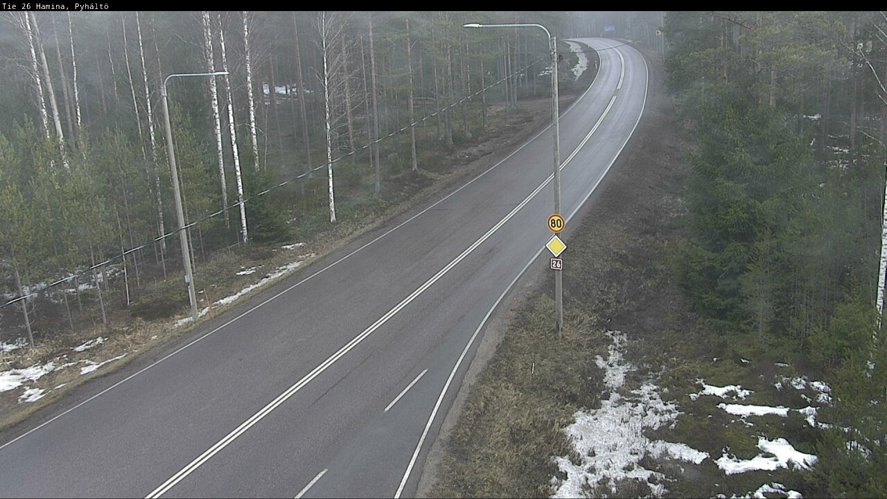 Kelikamerat Kuva Tie 26 Hamina, Pyhältö, Hamina, Kymenlaakso