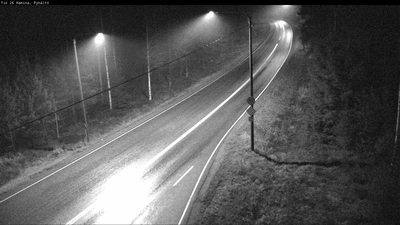 Kelikamerat Kuva Tie 26 Hamina, Pyhältö, Hamina, Kymenlaakso