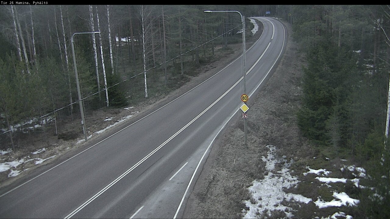 Kelikamerat Kuva Tie 26 Hamina, Pyhältö, Hamina, Kymenlaakso