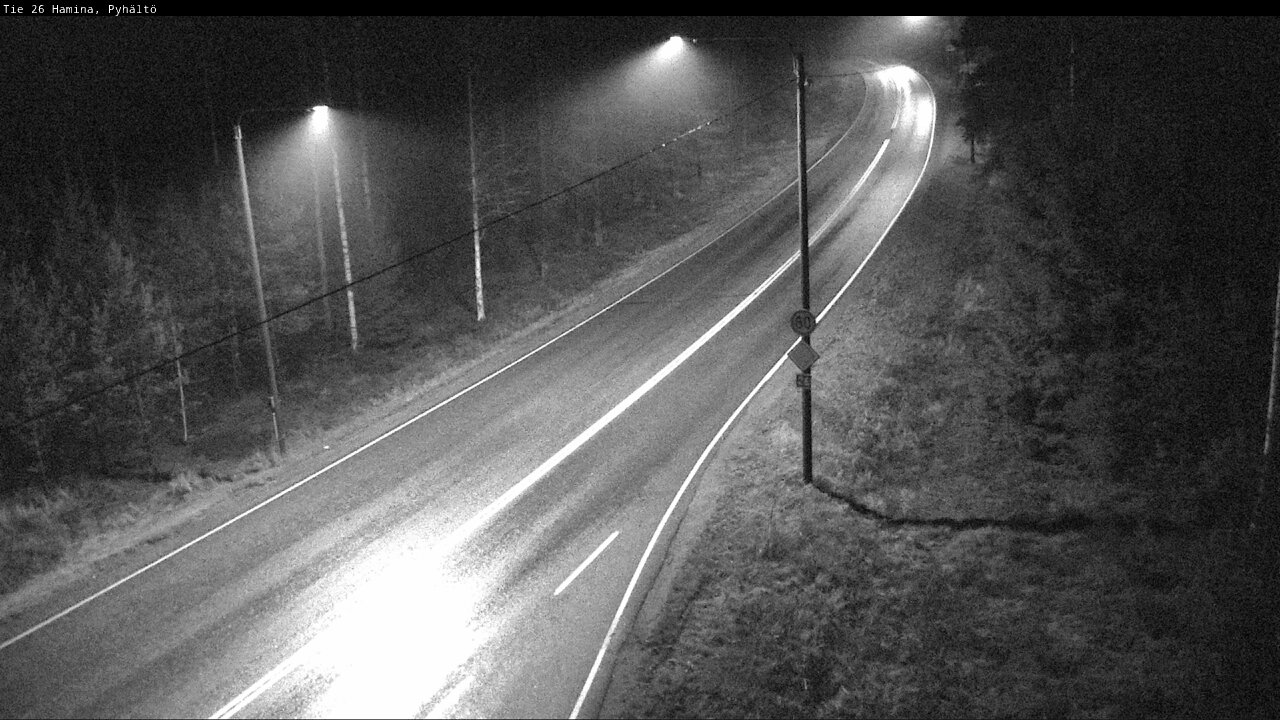 Kelikamerat Kuva Tie 26 Hamina, Pyhältö, Hamina, Kymenlaakso