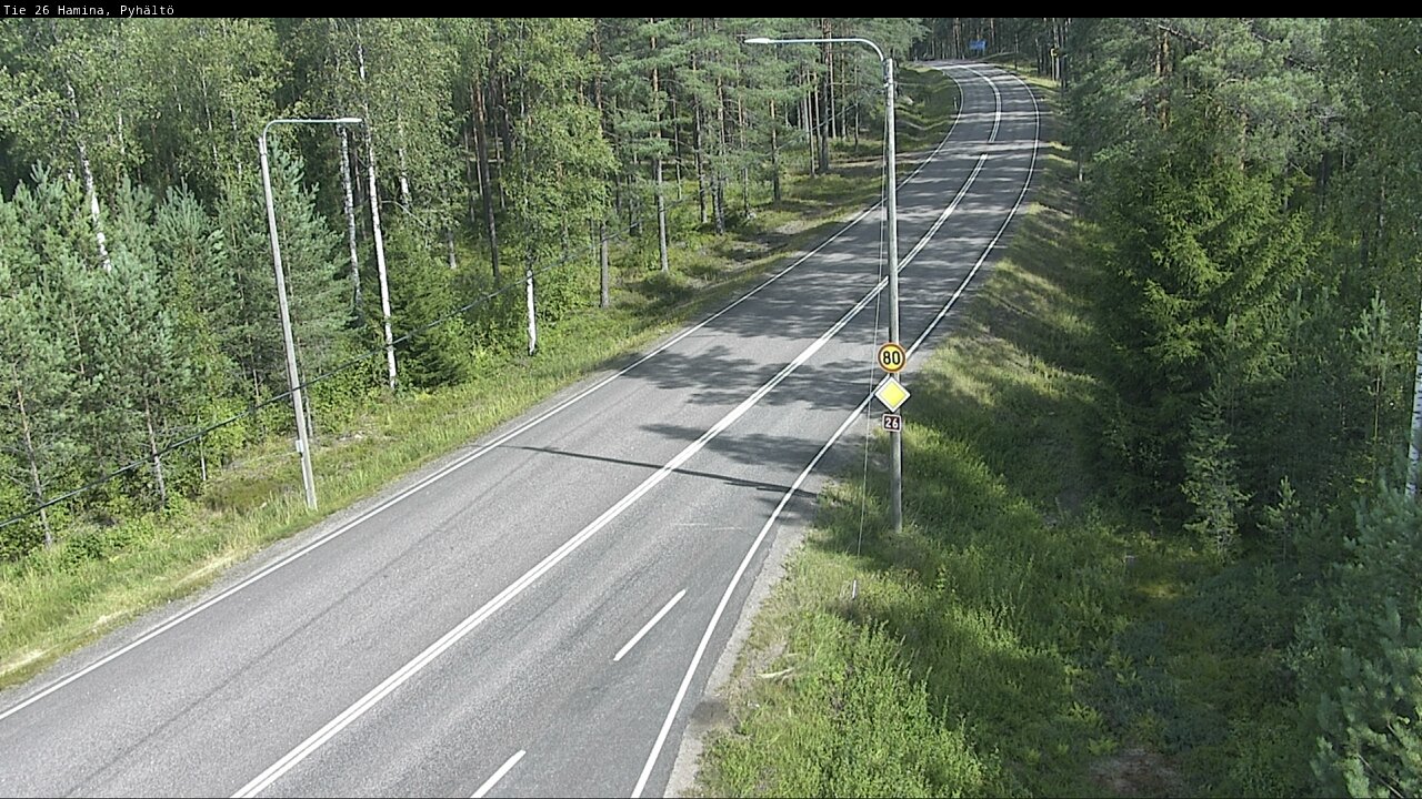 Kelikamerat Kuva Tie 26 Hamina, Pyhältö, Hamina, Kymenlaakso