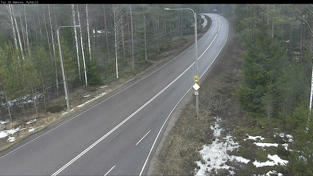 Kelikamerat Kuva Tie 26 Hamina, Pyhältö, Hamina, Kymenlaakso