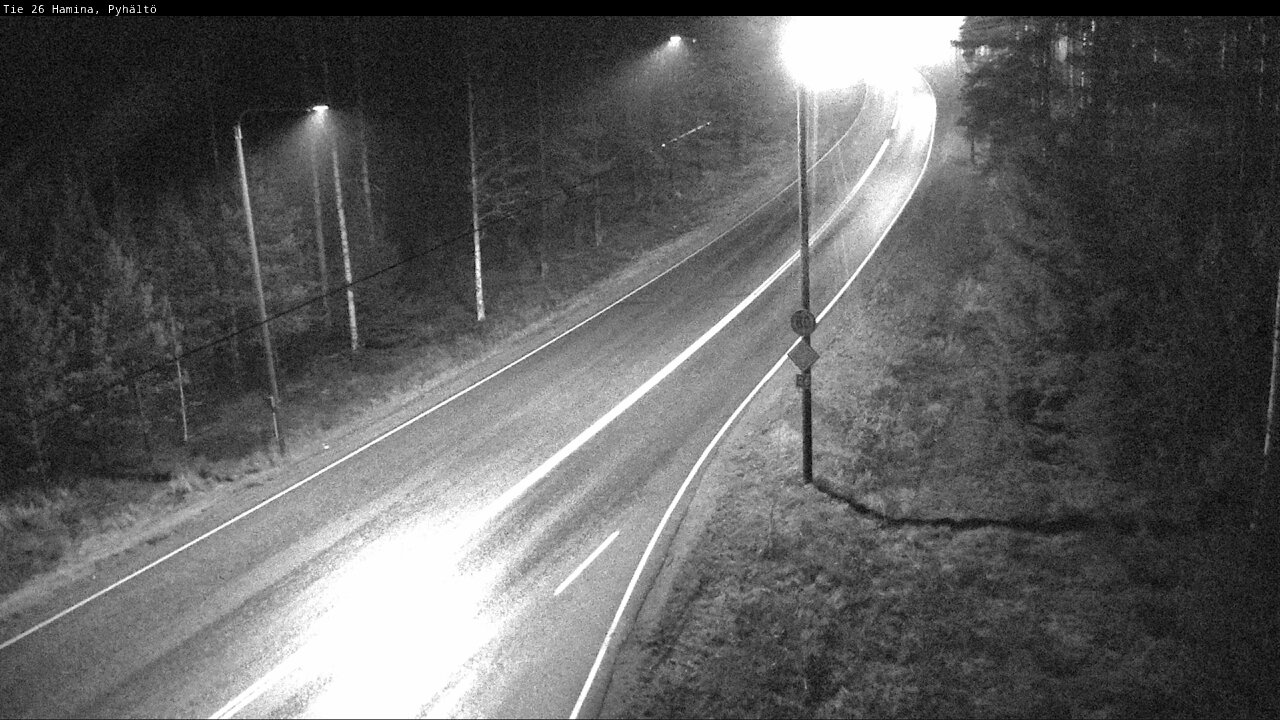 Kelikamerat Kuva Tie 26 Hamina, Pyhältö, Hamina, Kymenlaakso