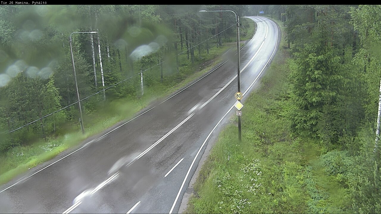Weather Camera Image Road 26 Hamina, Pyhältö, Hamina, Kymenlaakso