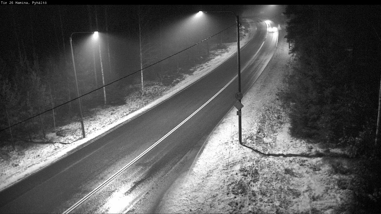 Weather Camera Image Road 26 Hamina, Pyhältö, Hamina, Kymenlaakso
