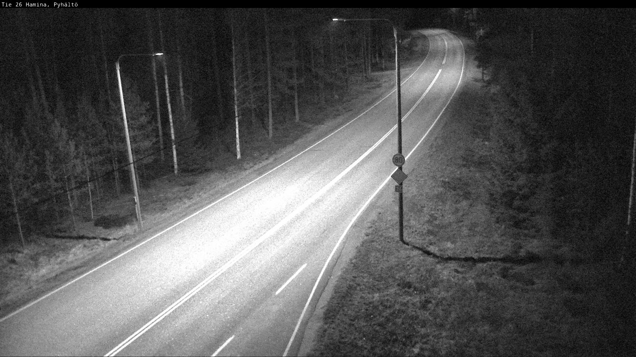 Weather Camera Image Road 26 Hamina, Pyhältö, Hamina, Kymenlaakso