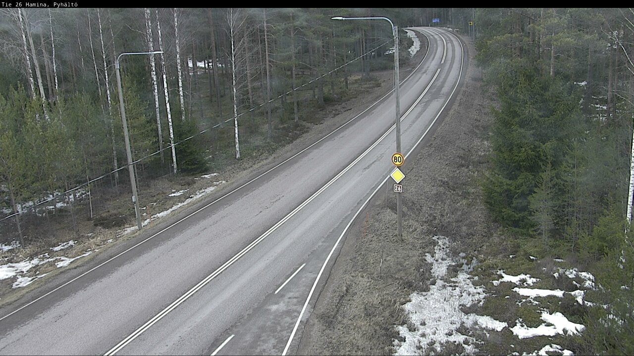 Kelikamerat Kuva Tie 26 Hamina, Pyhältö, Hamina, Kymenlaakso