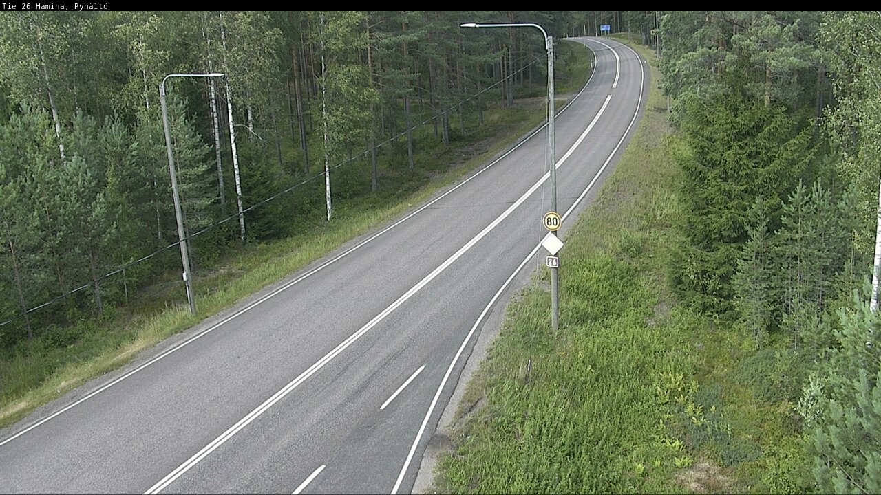 Kelikamerat Kuva Tie 26 Hamina, Pyhältö, Hamina, Kymenlaakso