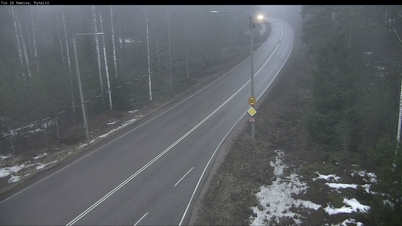 Kelikamerat Kuva Tie 26 Hamina, Pyhältö, Hamina, Kymenlaakso