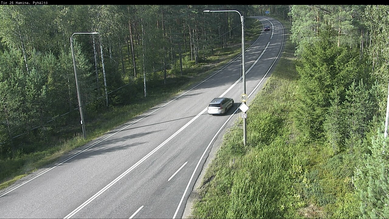 Kelikamerat Kuva Tie 26 Hamina, Pyhältö, Hamina, Kymenlaakso