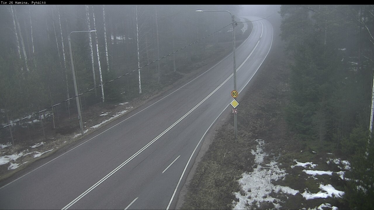 Kelikamerat Kuva Tie 26 Hamina, Pyhältö, Hamina, Kymenlaakso