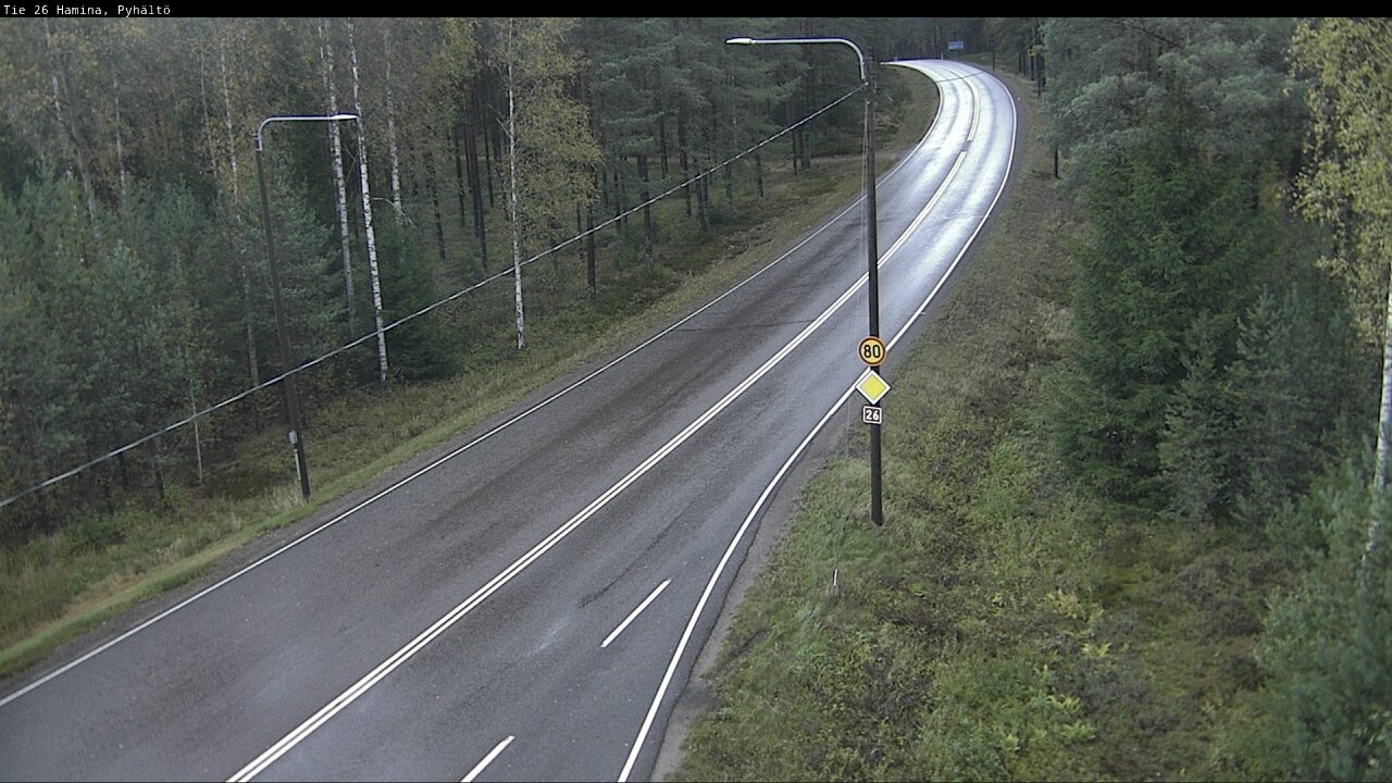 Kelikamerat Kuva Tie 26 Hamina, Pyhältö, Hamina, Kymenlaakso