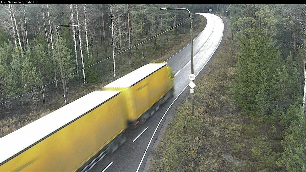 Kelikamerat Kuva Tie 26 Hamina, Pyhältö, Hamina, Kymenlaakso