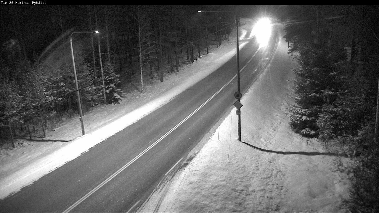 Kelikamerat Kuva Tie 26 Hamina, Pyhältö, Hamina, Kymenlaakso